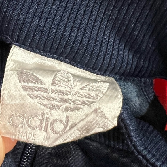 Vintage 80s Adidas Trefoil Zip Up Sportswear Track Running 1980s Jacket - Picture 8 of 8